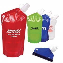 Custom Logo 20 Oz. Smushy Flexible Water Bottle Custom Logo 20 Oz. Smushy Flexible Water Bottle