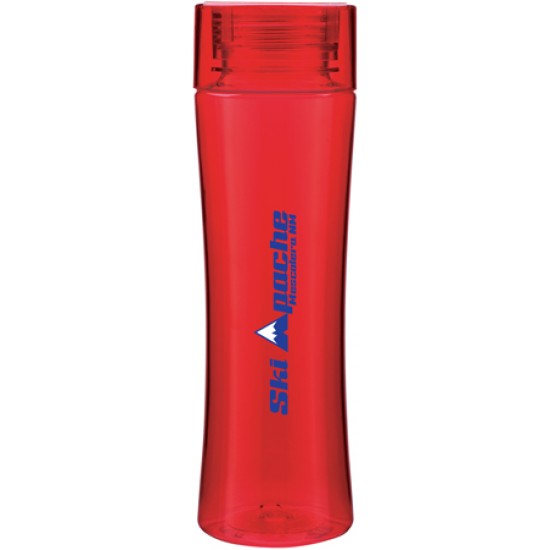 Custom Logo 24 Oz. H2go Red Stealth Water Bottle