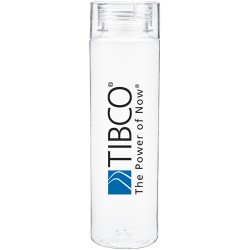 Custom Logo 32 Oz. H2go Clear Vornado Bottle Custom Logo 32 Oz. H2go Clear Vornado Bottle
