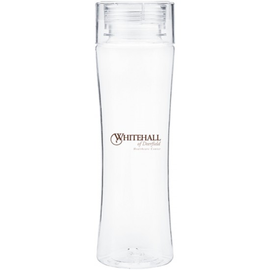 Custom Logo 24 Oz. H2go Clear Stealth Water Bottle