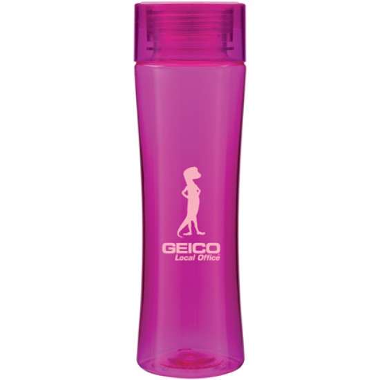 Custom Logo 24 Oz. H2go Fuchsia Stealth Water Bottle