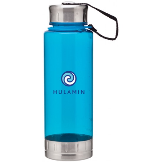 Custom Logo 23 Oz. H2go Aqua Blue Fusion Bottle