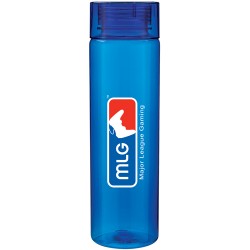 Custom Logo 32 Oz. H2go Blue Vornado Bottle Custom Logo 32 Oz. H2go Blue Vornado Bottle