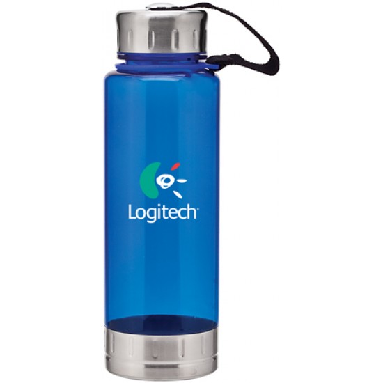 Custom Logo 23 Oz. H2go Blue Fusion Bottle