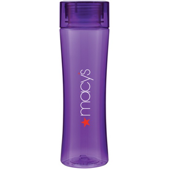 Custom Logo 24 Oz. H2go Purple Stealth Water Bottle