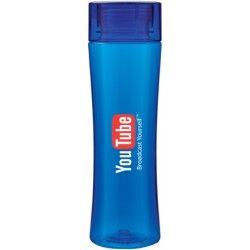 Custom Logo 24 Oz. H2go Blue Stealth Water Bottle