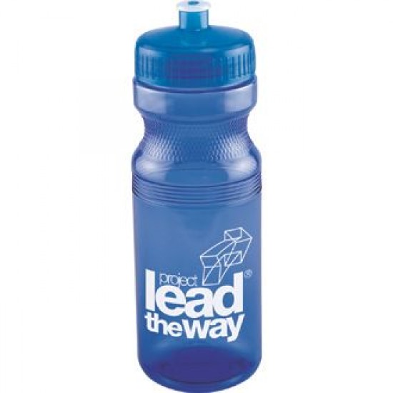 Custom Logo 24 Oz. Polyclear Bike Bottle