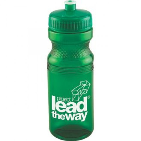 Custom Logo 24 Oz. Polyclear Bike Bottle