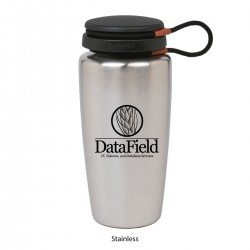 Custom Logo 32 Oz. Stainless Steel Nalgene Backpacker Bottle w/ Black Closure Attached Custom Logo 32 Oz. Stainless Steel Nalgene Backpacker Bottle w/ Black Closure Attached