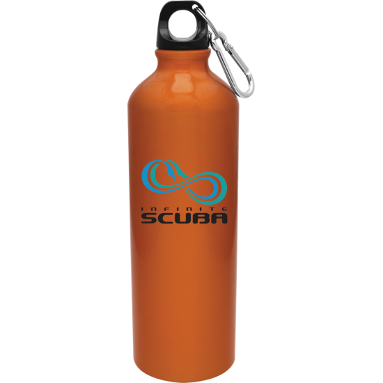 Custom Logo 25 Oz. Aluminum Laguna Collection Water Bottle