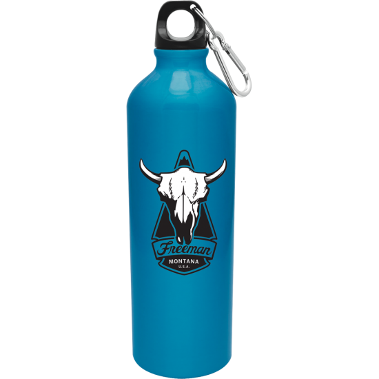 Custom Logo 25 Oz. Aluminum Laguna Collection Water Bottle