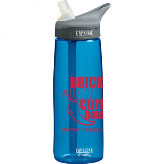 Custom Logo 0.75 Liter CamelBak Eddy Bottle (Navy Blue)