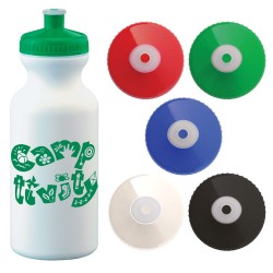 Custom Logo 20 Oz. White Economy Bike Bottle w/ Solid Push Pull Lid Custom Logo 20 Oz. White Economy Bike Bottle w/ Solid Push Pull Lid