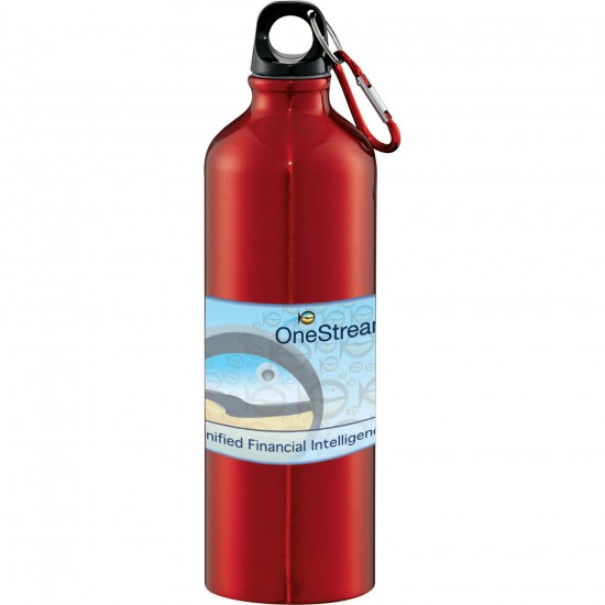 Custom Logo 26 Oz. Santa Fe Aluminum Bottle