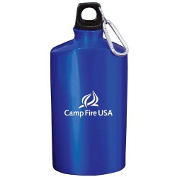 Custom Logo 22 Oz. Aluminum Canteen w/ Carabiner & Key Ring Custom Logo 22 Oz. Aluminum Canteen w/ Carabiner & Key Ring