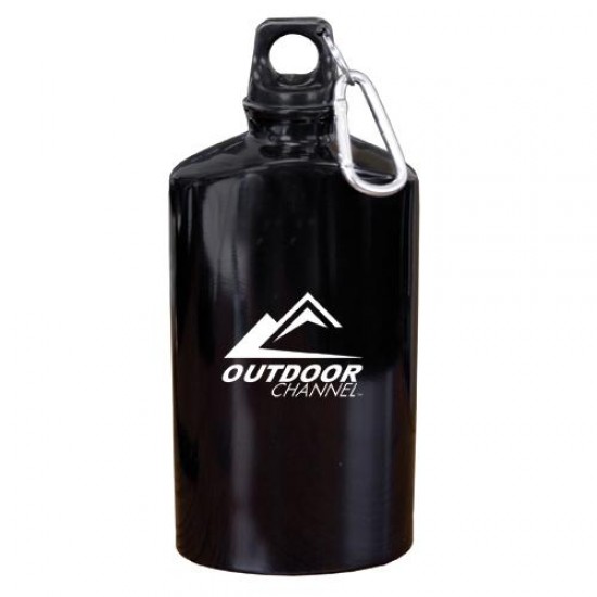 Custom Logo 22 Oz. Aluminum Canteen w/ Carabiner & Key Ring