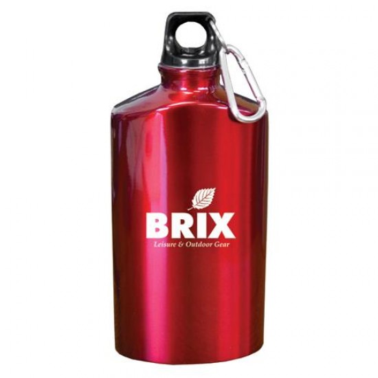 Custom Logo 22 Oz. Aluminum Canteen w/ Carabiner & Key Ring