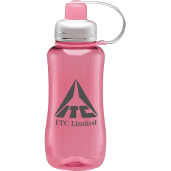 Custom Logo 28 Oz. Silver Top Collection Water Bottle Custom Logo 28 Oz. Silver Top Collection Water Bottle