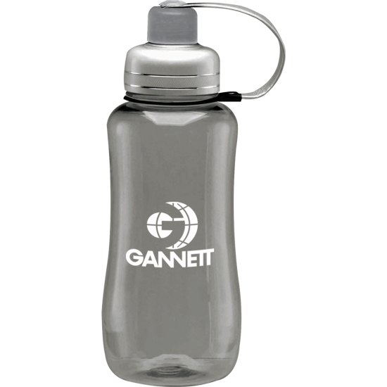 Custom Logo 28 Oz. Silver Top Collection Water Bottle