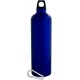 Custom Logo 25 Oz. Aluminum Blue Sport Bottle with Carabiner (Screen Printed)