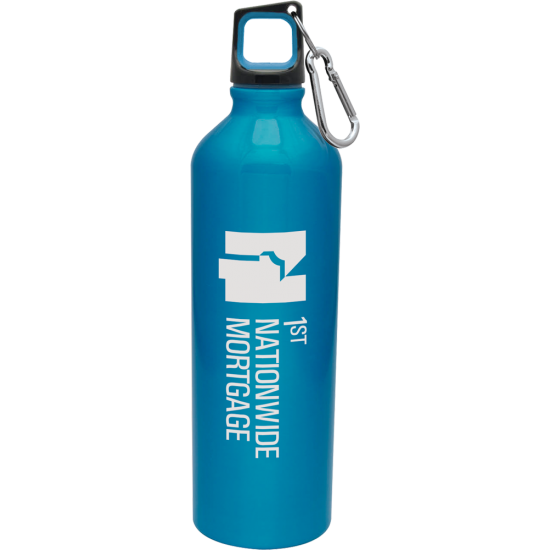 Custom Logo 25 Oz. Aluminum Scuba Collection Water Bottle