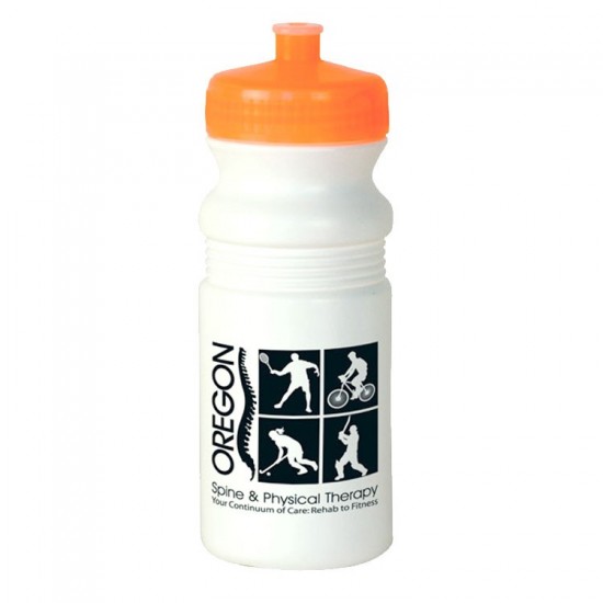 Custom Logo 20 Oz. Megamouth Water Bottle w/ Push Pull Lid