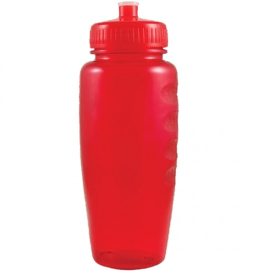 Custom Logo 32 oz. PETE Sport Water Bottle w/ Push/Pull Lid