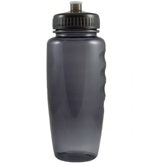 Custom Logo 32 oz. PETE Sport Water Bottle w/ Push/Pull Lid