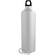 Custom Logo 25 Oz. 750 Ml Aluminum Silver Sport Bottle with Carabiner