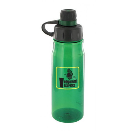 Custom Logo 28 Oz. Green Oasis Sports Bottle