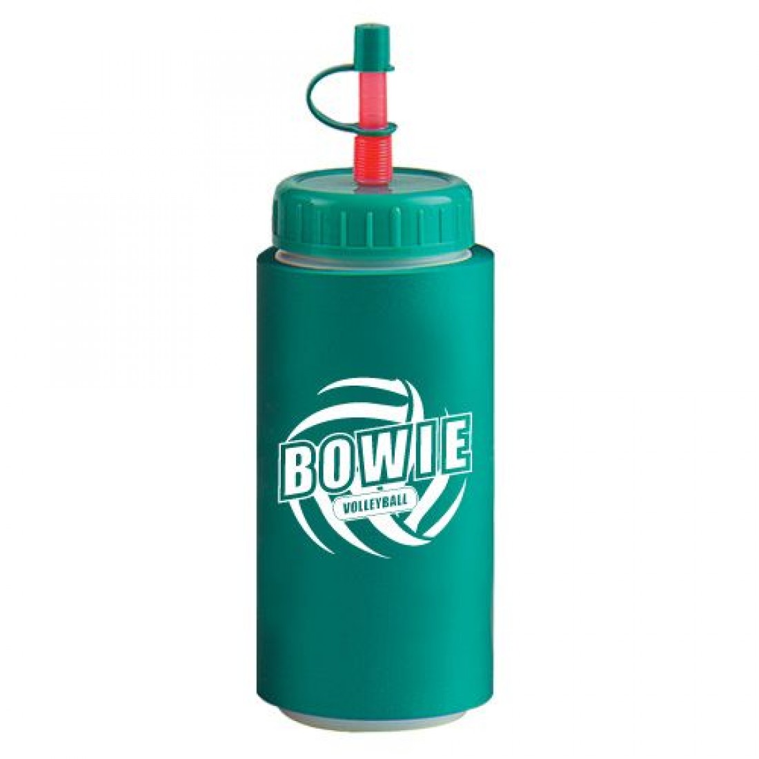 Custom Logo Foam Insulated 16 oz. Sport Bottle with Straw
