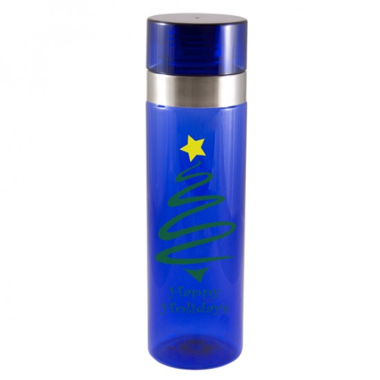 Custom Logo 27 Oz. Tritan Vortex Bottle (Blue)