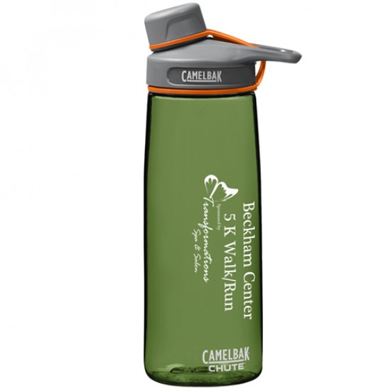 Custom Logo 0.75 Liter CamelBak Chute Bottle (Lime Green)