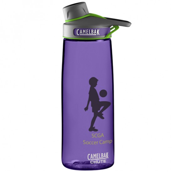 Custom Logo 0.75 Liter CamelBak Chute Bottle (Lime Green)