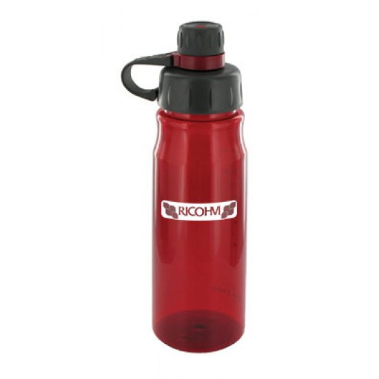 Custom Logo 28 Oz. Red Oasis Sports Bottle