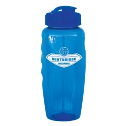 Custom Logo 28 Oz. Translucent Gripper Water Bottle w/ Super Sipper Lid Custom Logo 28 Oz. Translucent Gripper Water Bottle w/ Super Sipper Lid