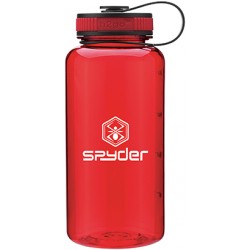 Custom Logo 34 Oz. H2go Red Wide Water Bottle w/2-Tone Lid Custom Logo 34 Oz. H2go Red Wide Water Bottle w/2-Tone Lid