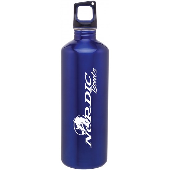 Custom Logo 24 Oz. H2go Classic Blue Stainless Steel Water Bottle
