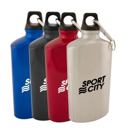 Custom Logo 22 Oz. Aluminum Canteen w/ Carabiner & Key Ring Custom Logo 22 Oz. Aluminum Canteen w/ Carabiner & Key Ring