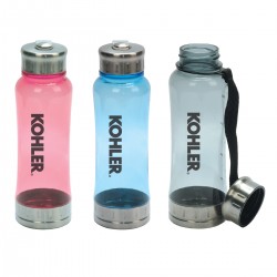 Custom Logo 18 oz. Stainless Steel & Polycarbonate Water Bottle Custom Logo 18 oz. Stainless Steel & Polycarbonate Water Bottle