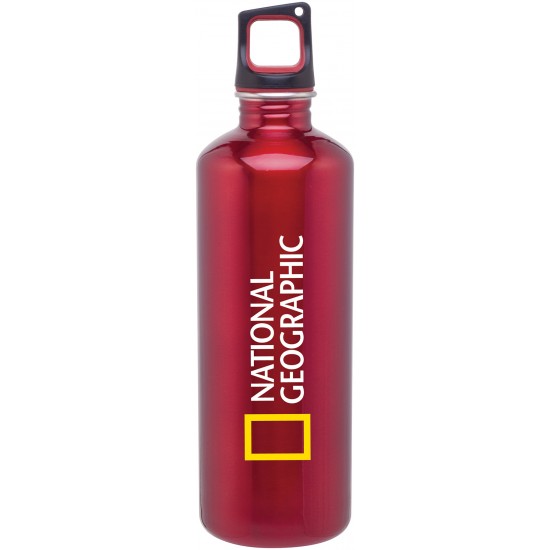 Custom Logo 24 Oz. H2go Classic Red Stainless Steel Water Bottle