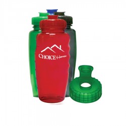 Custom Logo 32 Oz. Eco-Poly Clear Bottle with Push Pull Lid Custom Logo 32 Oz. Eco-Poly Clear Bottle with Push Pull Lid