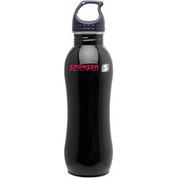 Custom Logo 24 Oz. H2go Balance Black Stainless Steel Water Bottle Custom Logo 24 Oz. H2go Balance Black Stainless Steel Water Bottle
