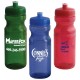 Custom Logo Bike Bottle 24 oz. In Colors W/ Push Pull Lid