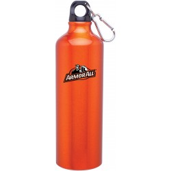 Custom Logo 24 Oz. Orange H2go Classic Tangerine Aluminum Water Bottle Custom Logo 24 Oz. Orange H2go Classic Tangerine Aluminum Water Bottle