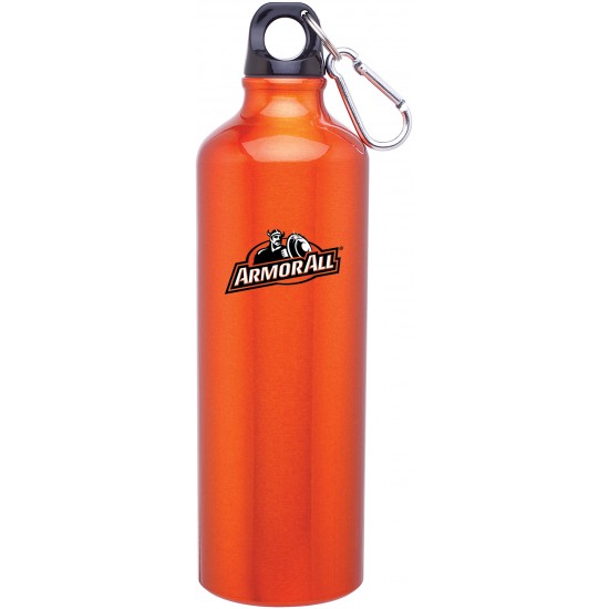 Custom Logo 24 Oz. Orange H2go Classic Tangerine Aluminum Water Bottle